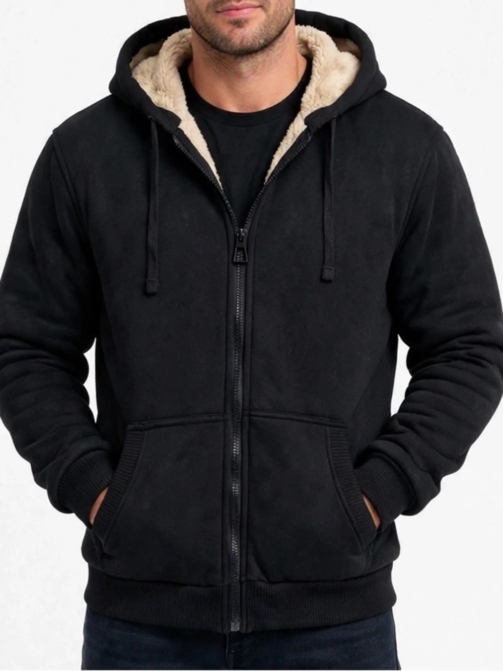 Rudolph Sportswear timeless fleece-lined heavyweight soft cozy essential NEW L